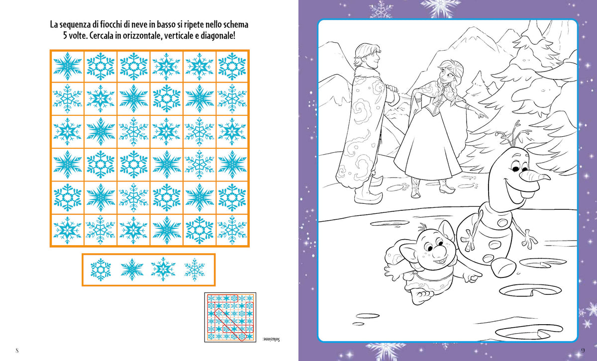 Frozen Il Tuttolibro delle sfide::Enigmistica Storie Passatempi per un divertimento senza fine!