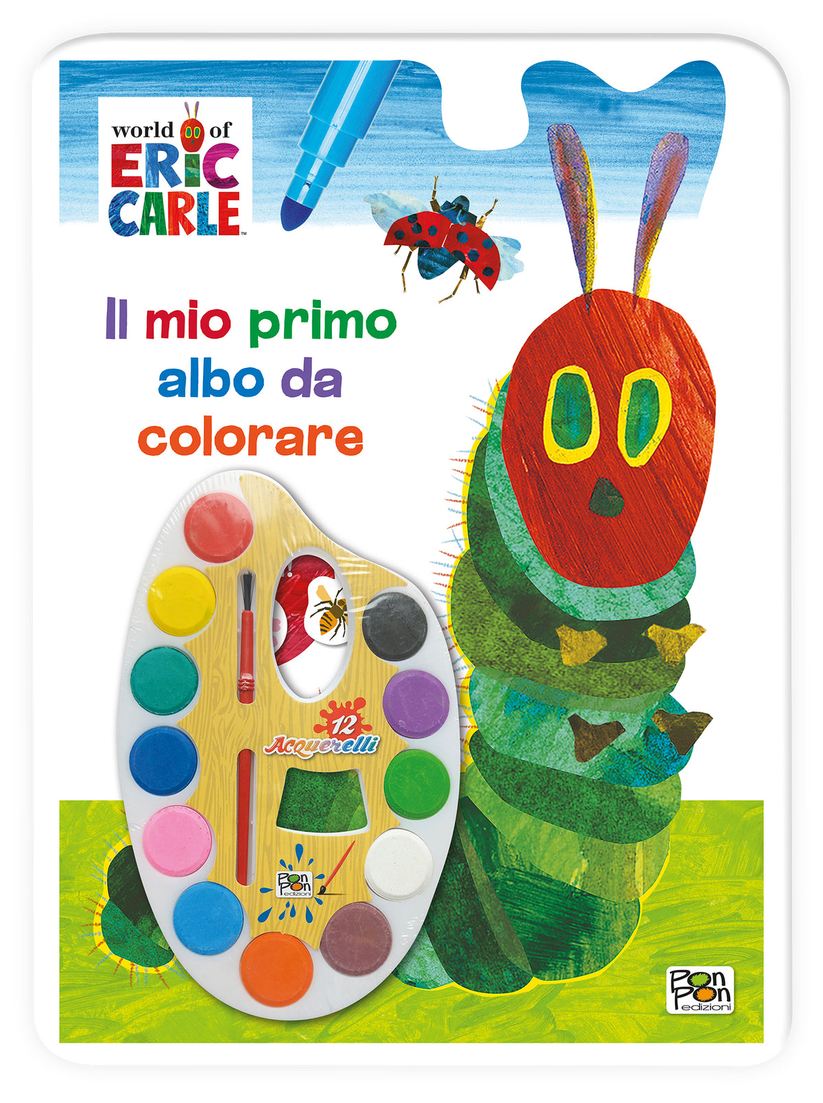 Eric Carle. Activity con gadget. Il mio primo albo da colorare + Acquerelli