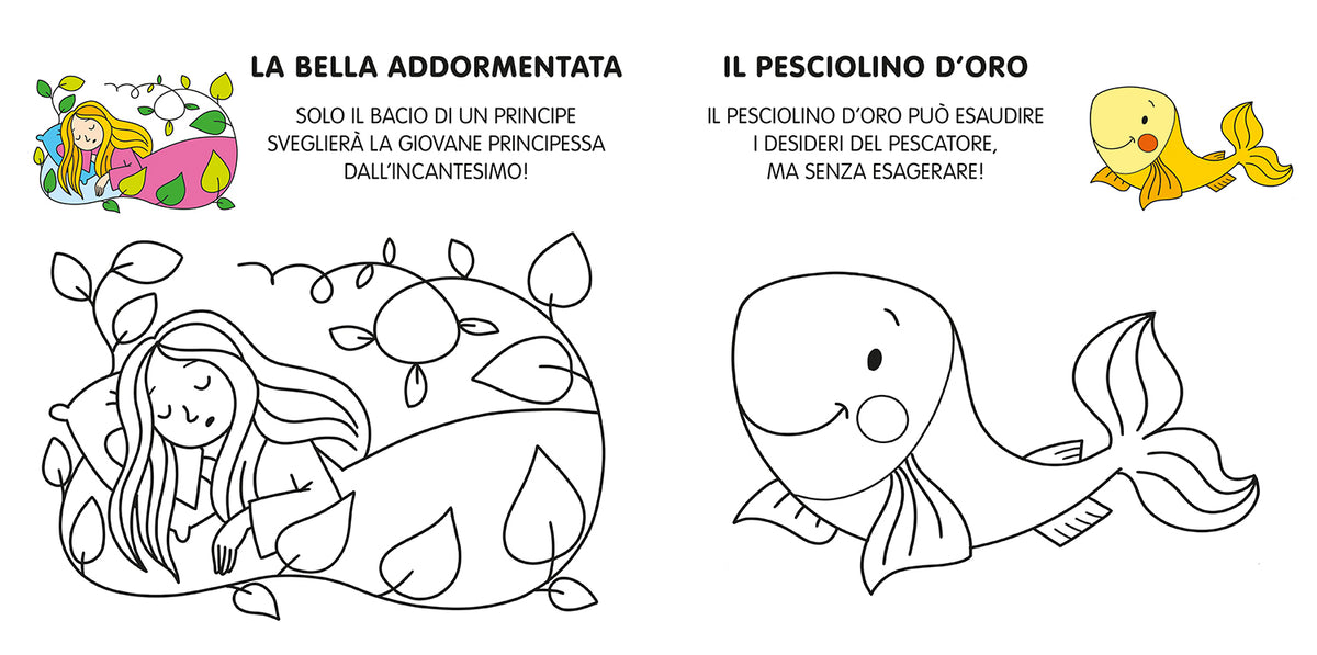 Le mie prime fiabe da colorare