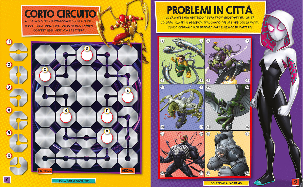 Spiderman Mega Sticker::Con tanti adesivi, giochi e attività