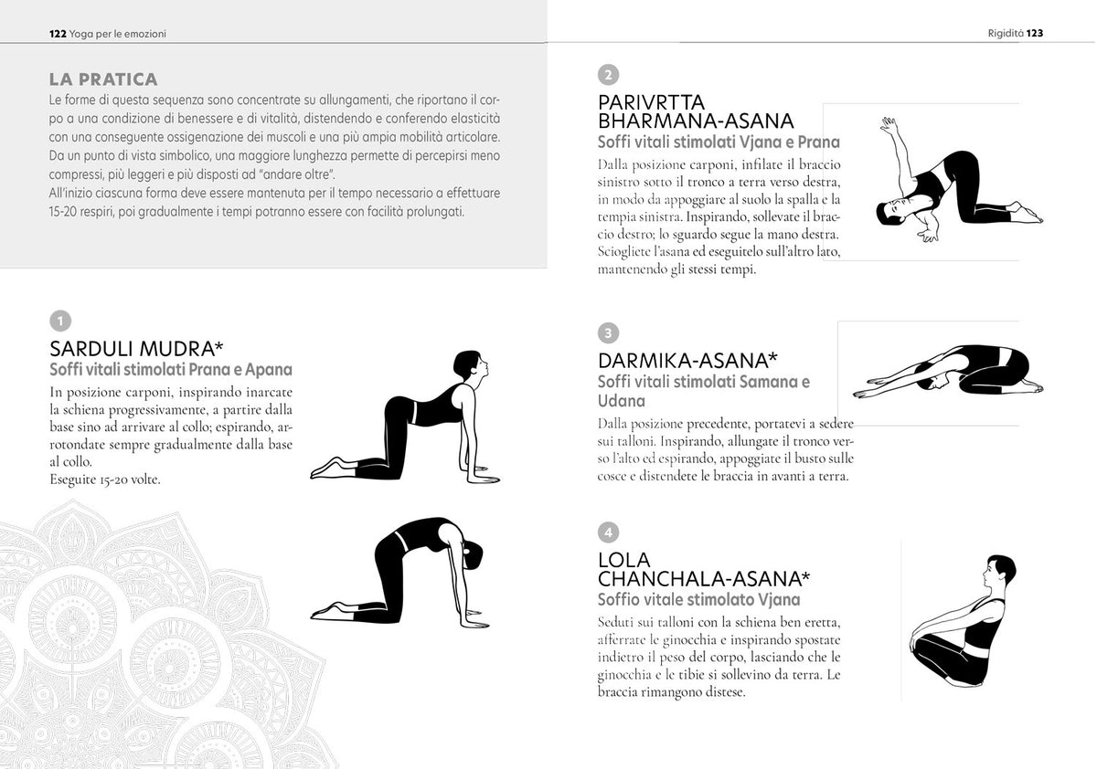 Yoga per le emozioni::Asana e mudra per affrontare ansia e stress e trovare la serenità