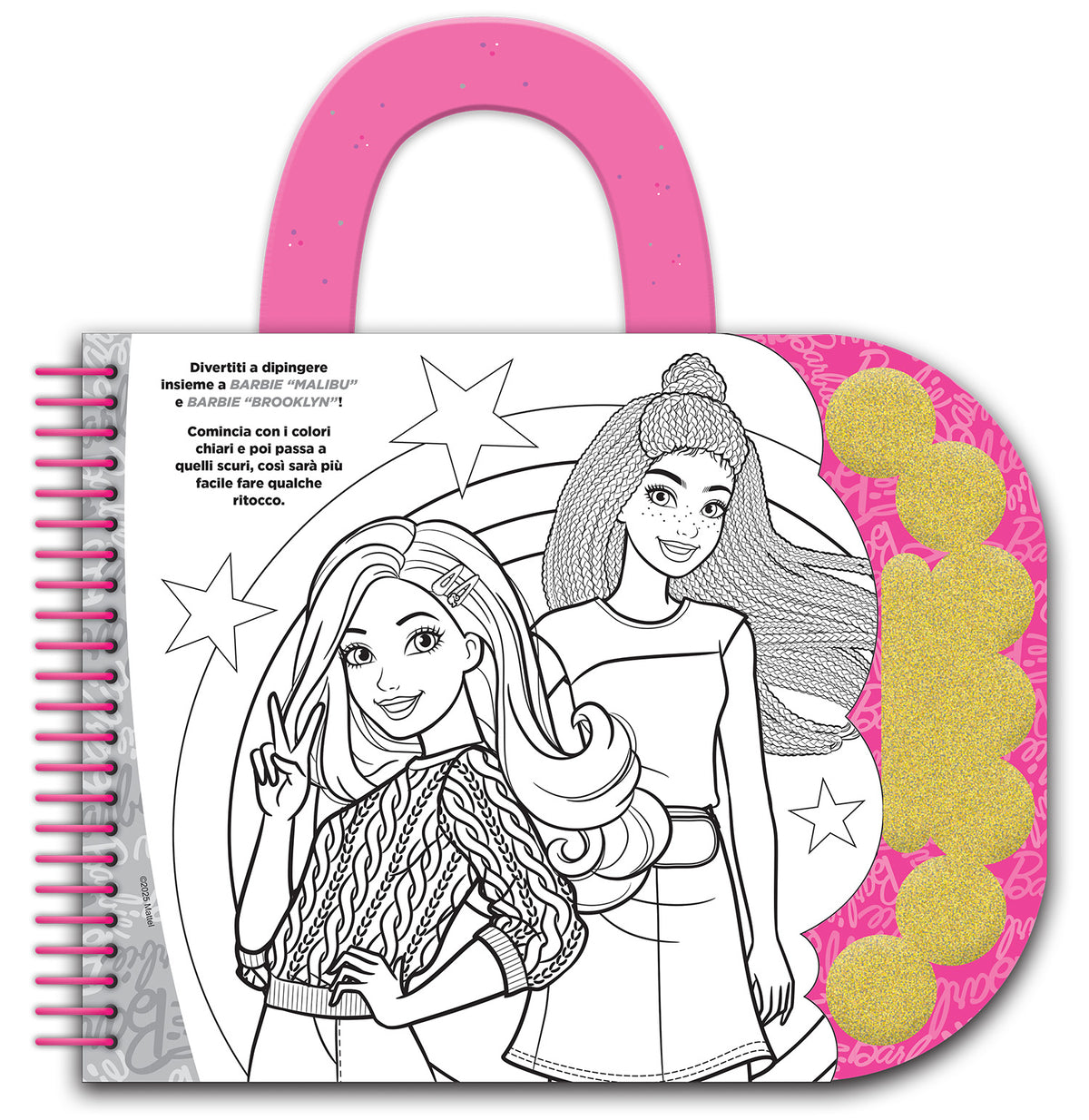 Barbie. I colorelli. Valigetta con acquerelli