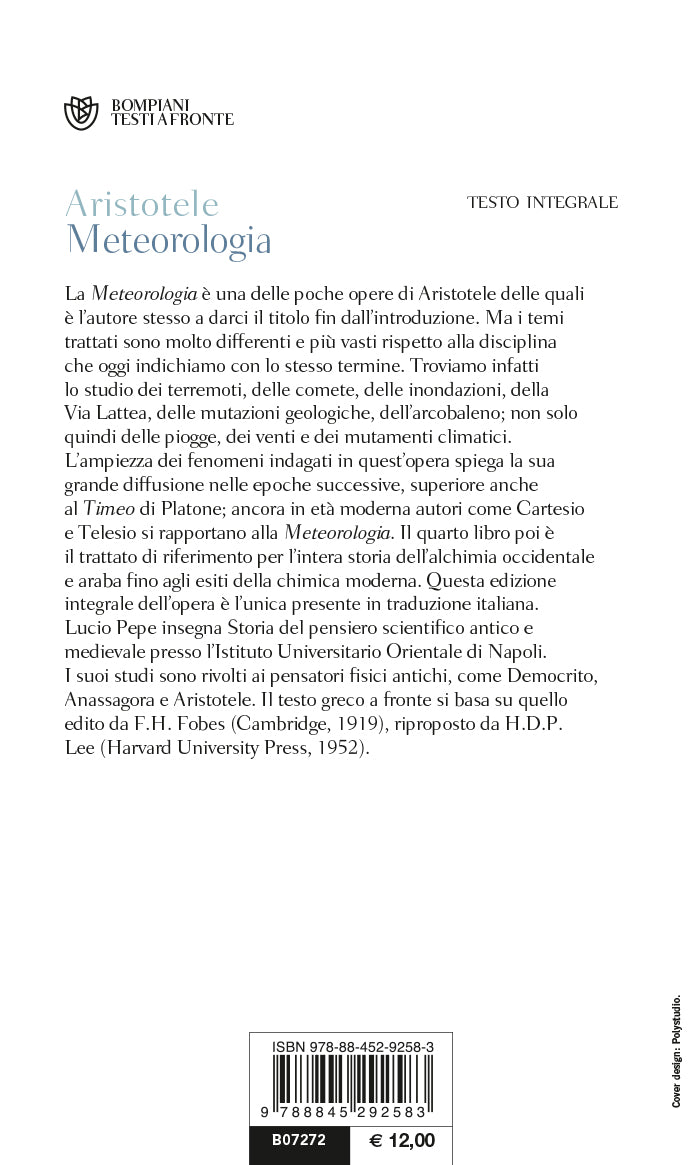 Meteorologia::Testo greco a fronte