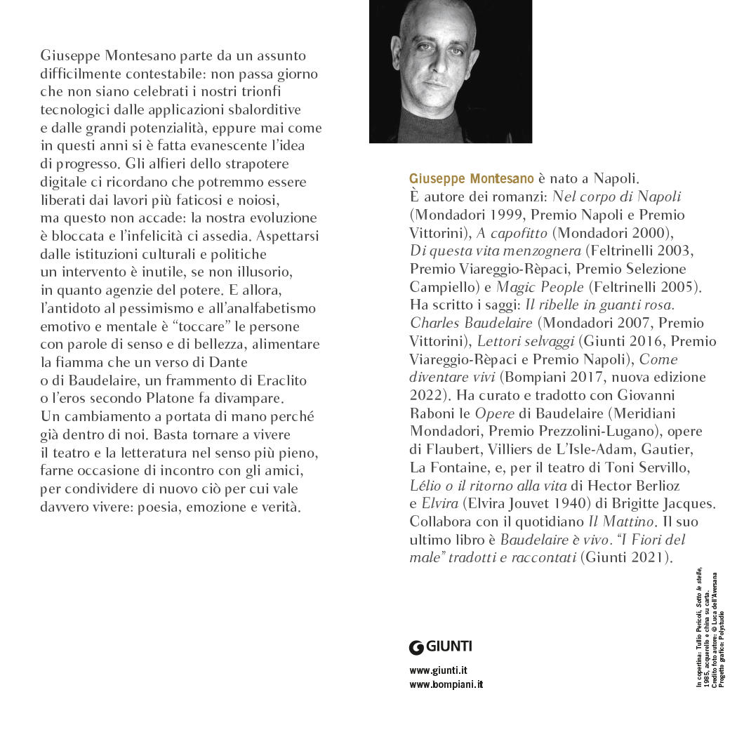 Tre modi per non morire::Baudelaire. Dante. I greci