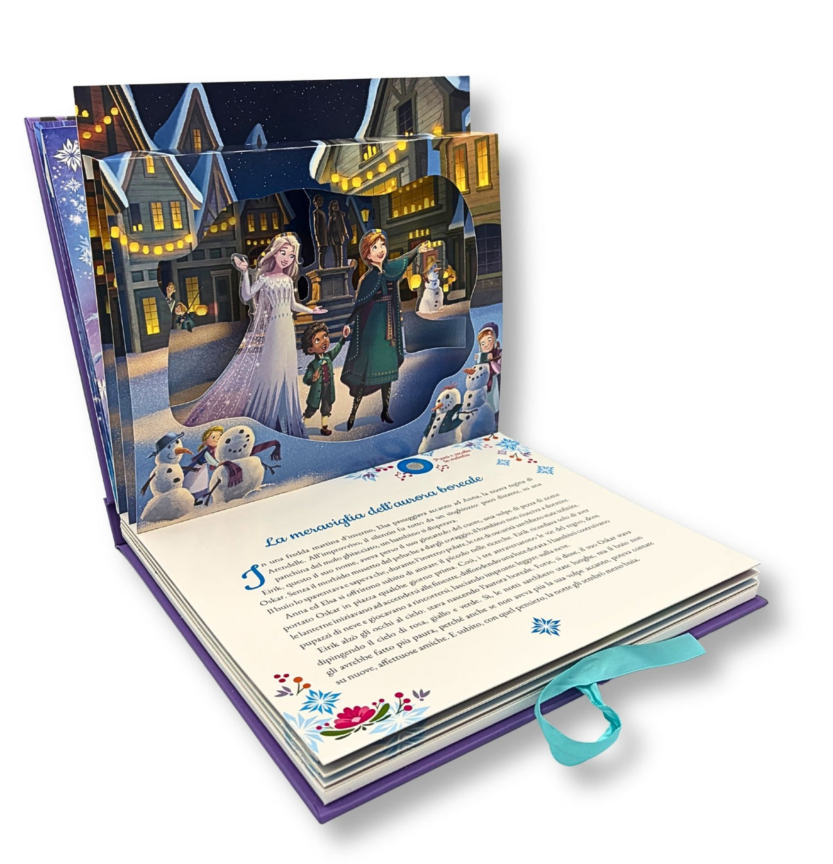Frozen Magie di neve. I Grandi Pop-up 3d musicali::Premi la nota. Ascolta la melodia