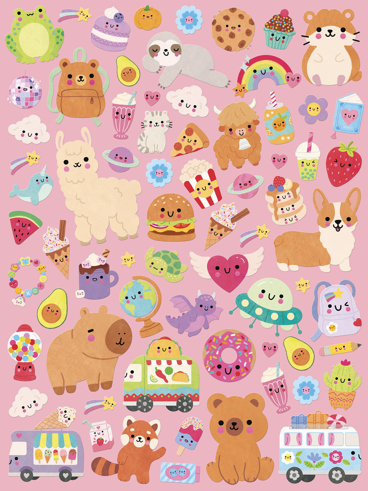 Kawaii Sticker Profumati::Sticker, Coloring, Attività divertenti
