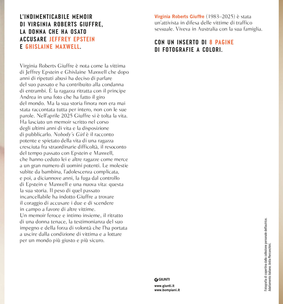 Nobody's Girl::La mia storia di sopravvivenza in nome della giustizia