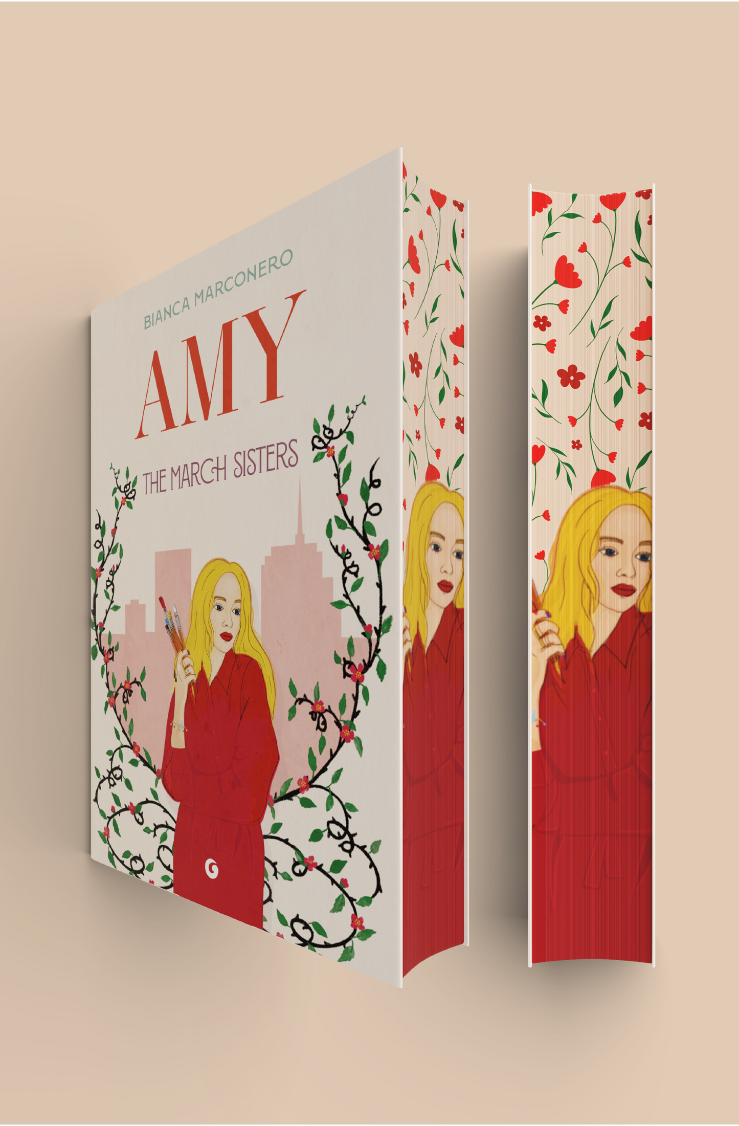 The March Sisters. Amy | Custom Sprayed Edges