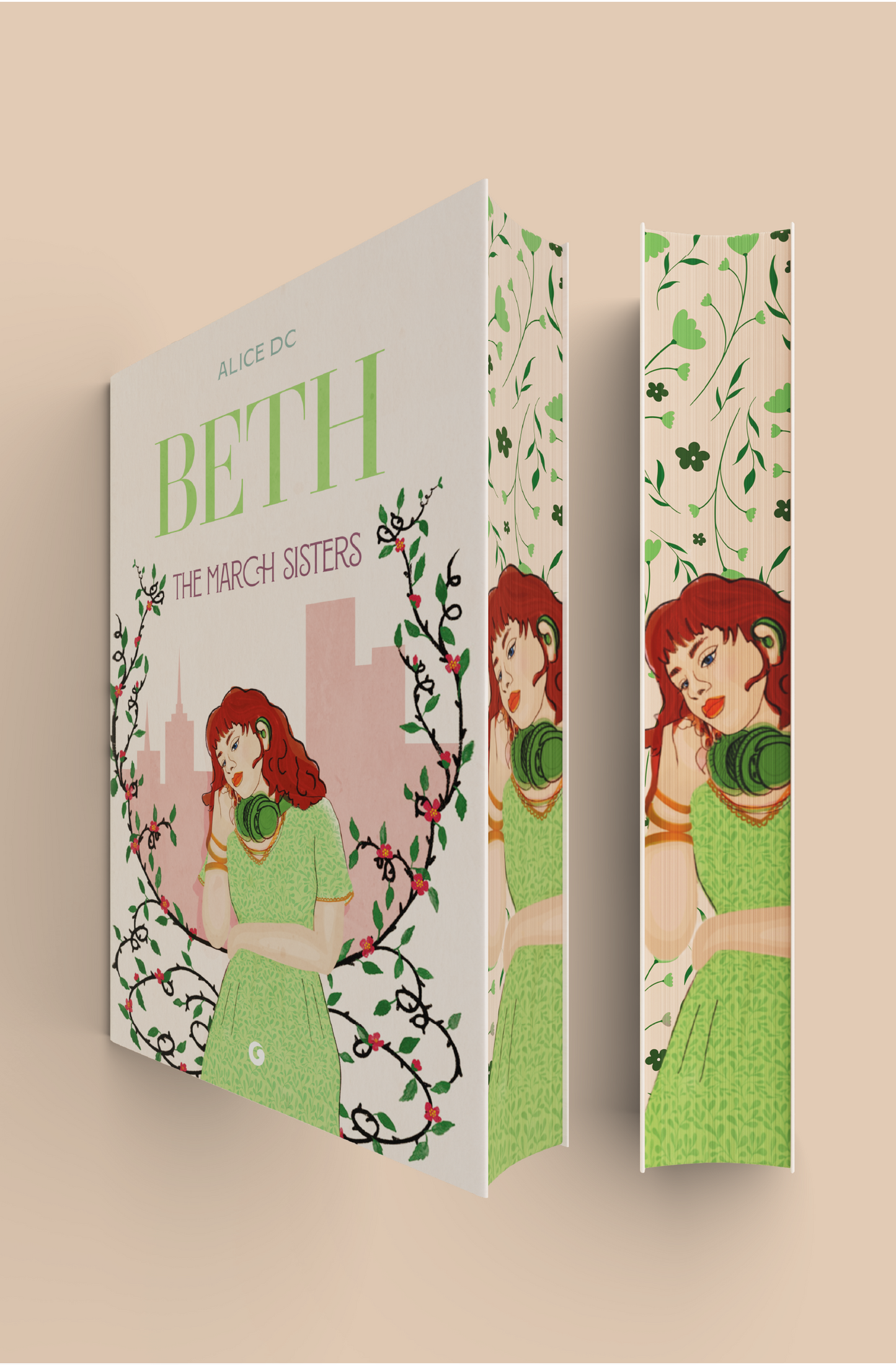 The March Sisters - Beth | Custom Sprayed Edges