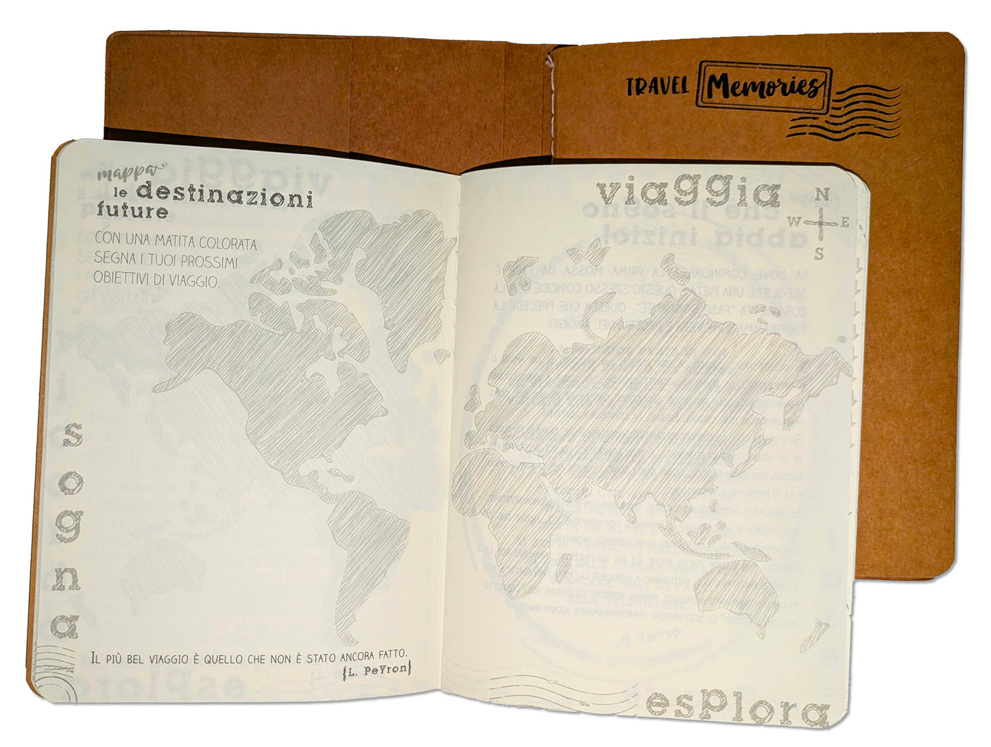 Travel Journal. Notebook. Escape the ordinary