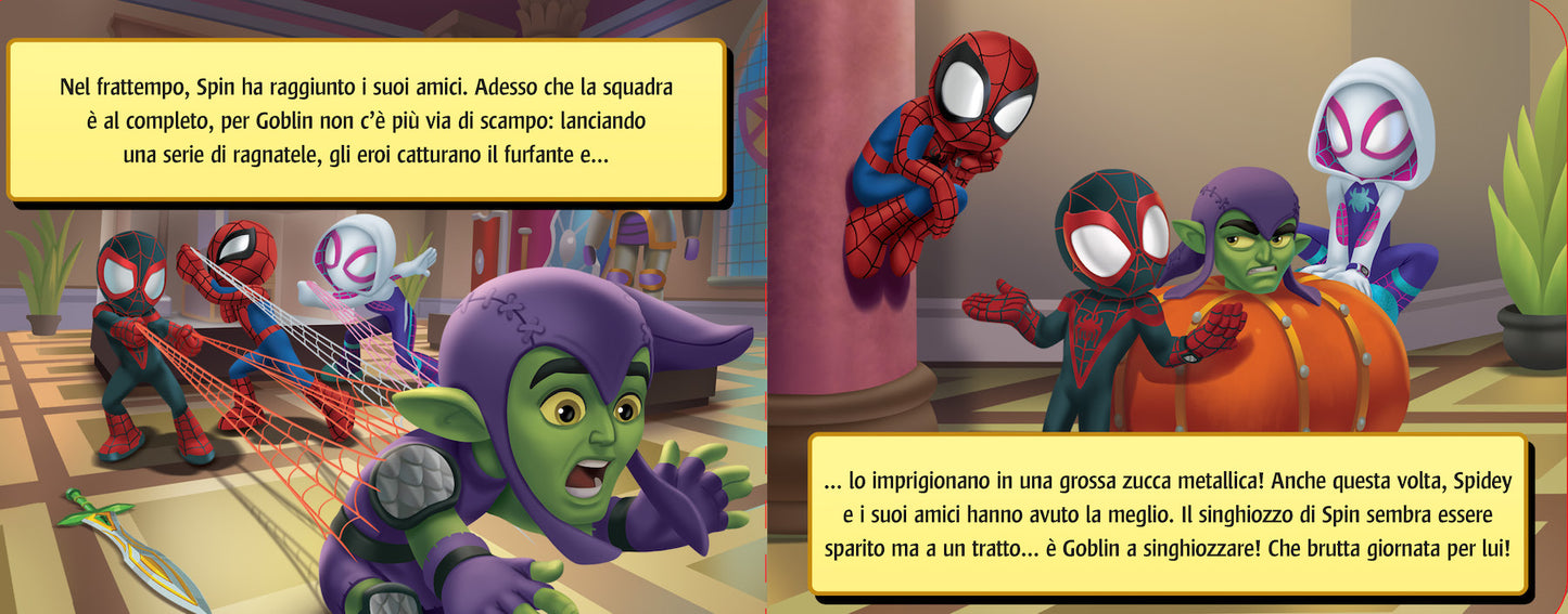 Baby Box Spidey e i suoi fantastici amici::con 4 personaggi Marvel 3d e un libro