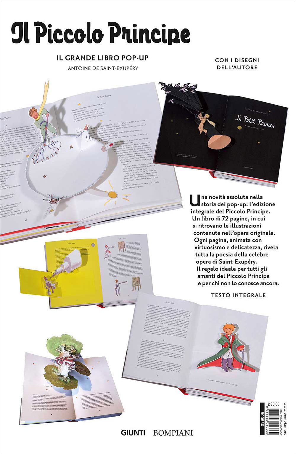 Il Piccolo Principe. Il grande libro pop-up::Testo integrale