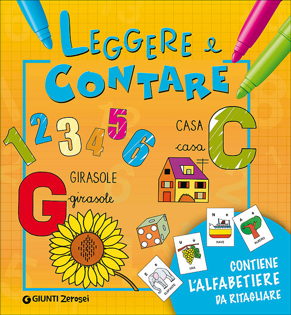 Leggere e contare::Contiene l'alfabetiere da ritagliare