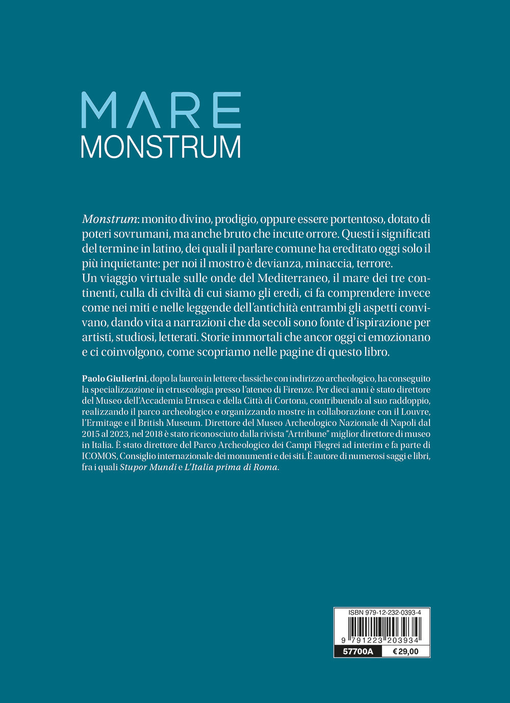 Mare Monstrum::Mistero e meraviglia: miti e leggende del Mediterraneo