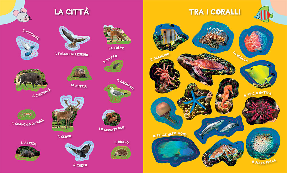 Super stickers. Animali Selvaggi