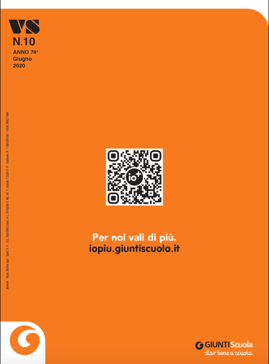 La Vita Scolastica n. 10, giugno 2020::la rivista dell'istruzione primaria