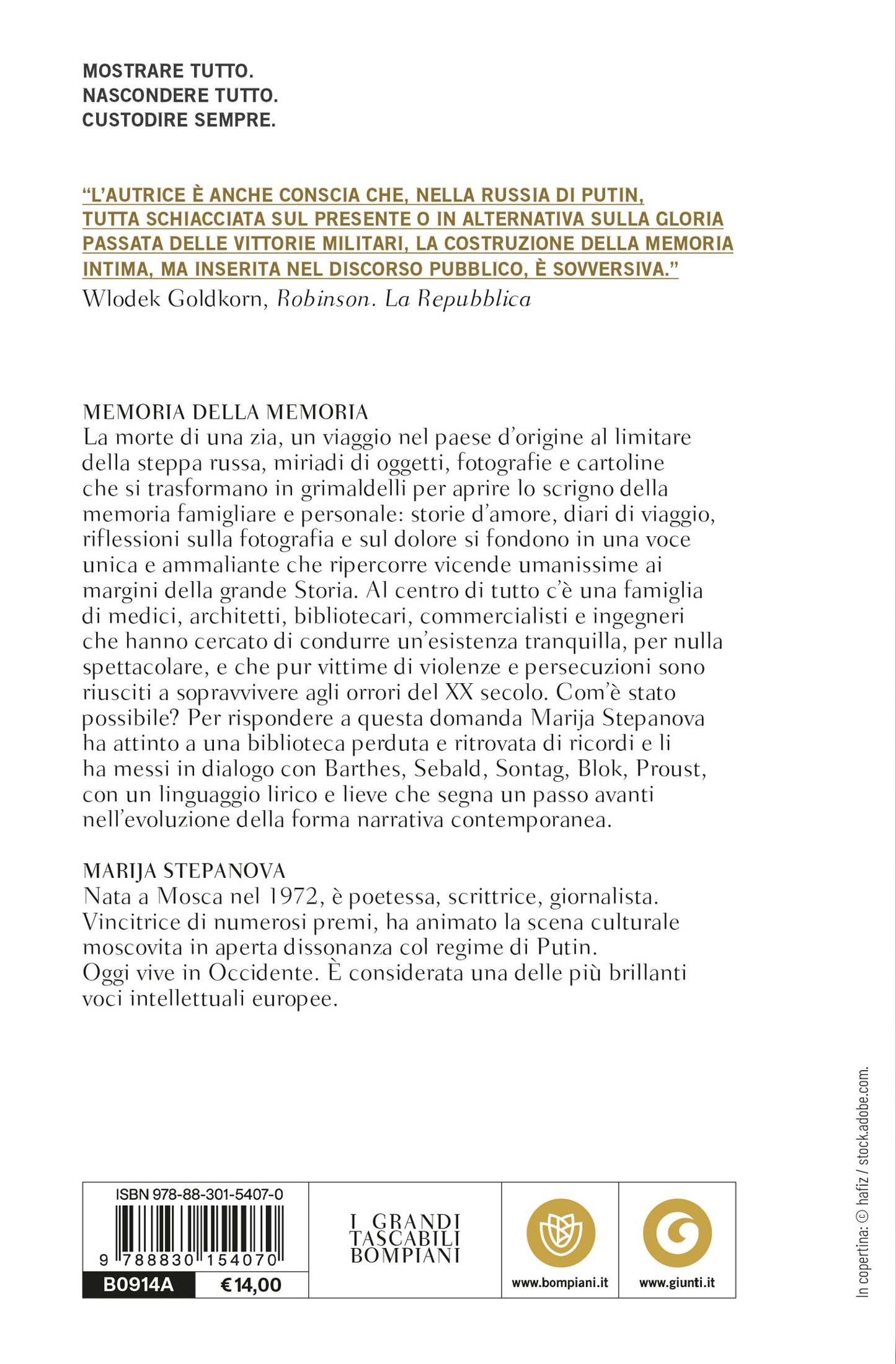 Memoria della memoria::Una romanza