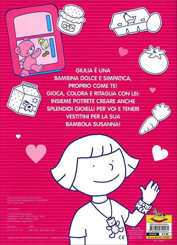 Il Superlibro delle Bambine da colorare::Con gioielli e vestitini da ritagliare!
