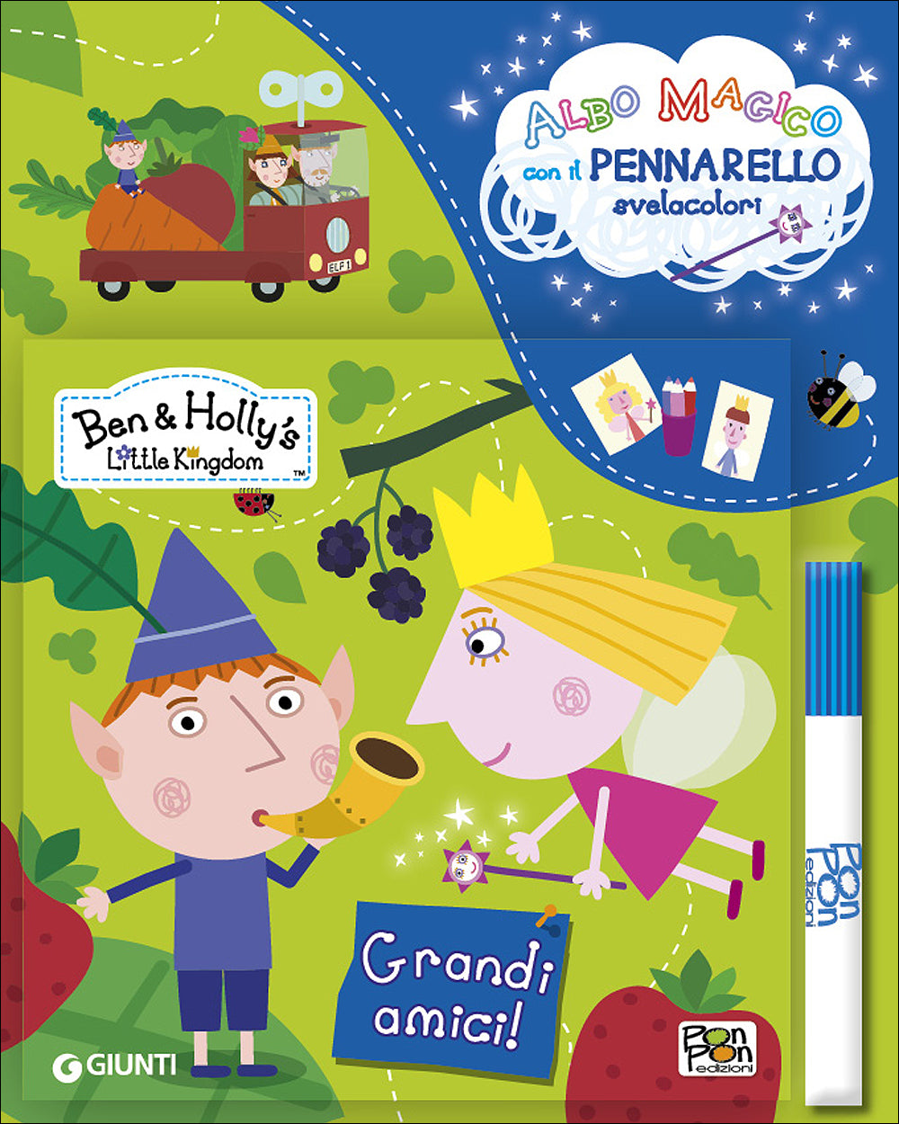 Albo Magico Ben & Holly - Grandi amici!::Con il pennarello svelacolori