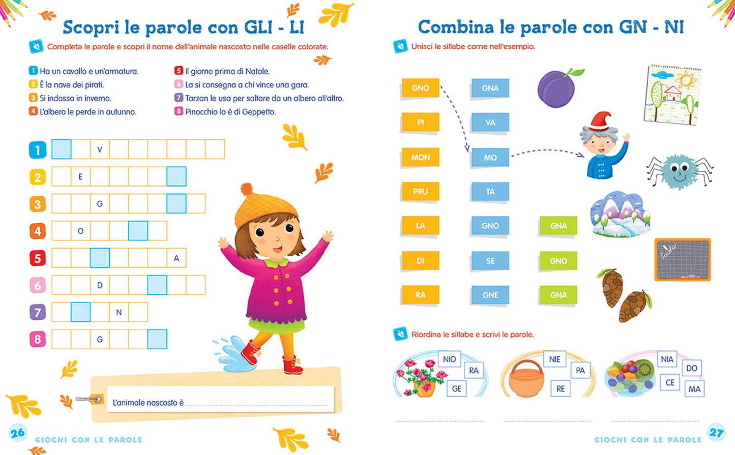 Giochi di parole per imparare a leggere e a scrivere