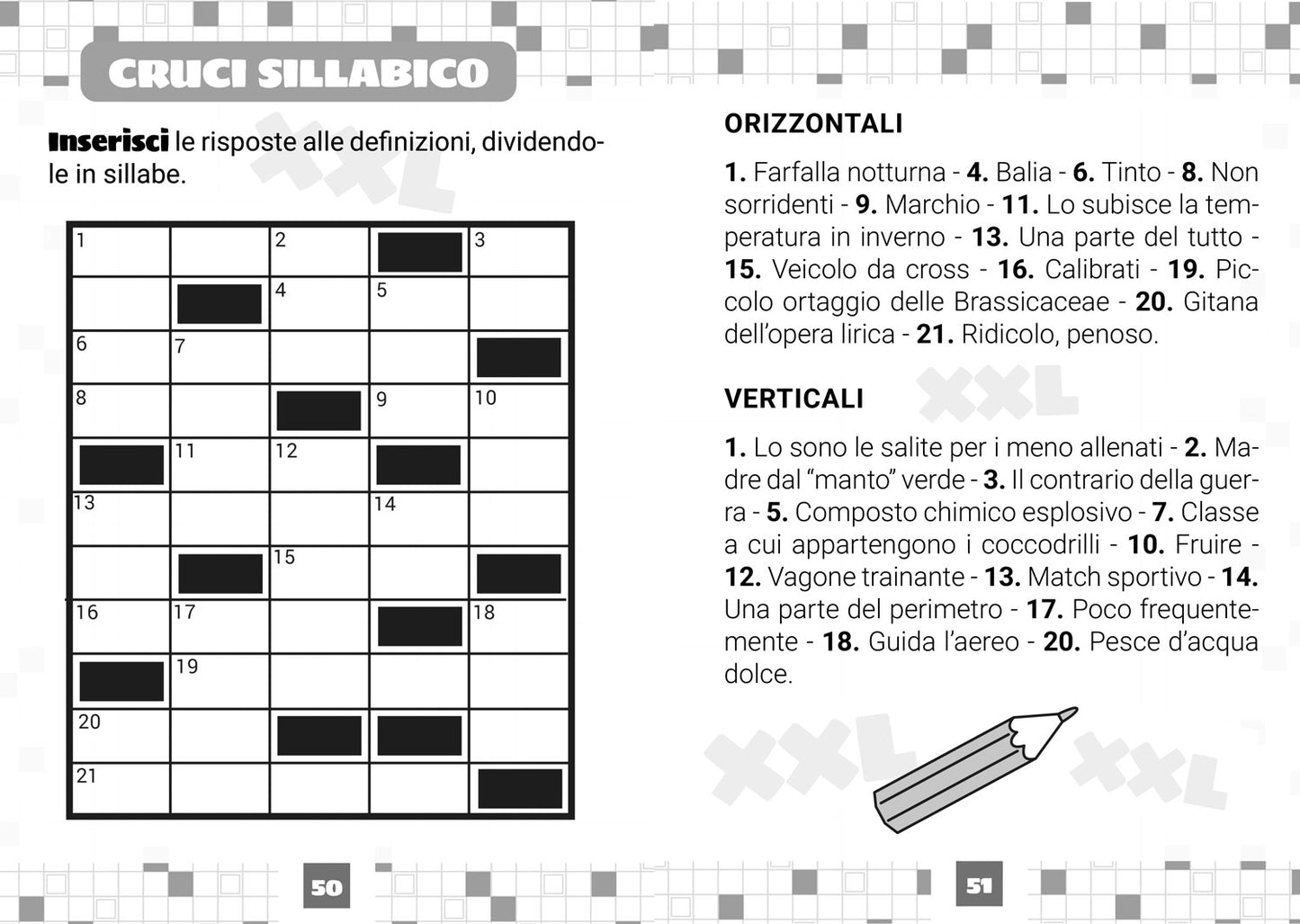 Enigmistica XXL::Grandi giochi da fare senza occhiali