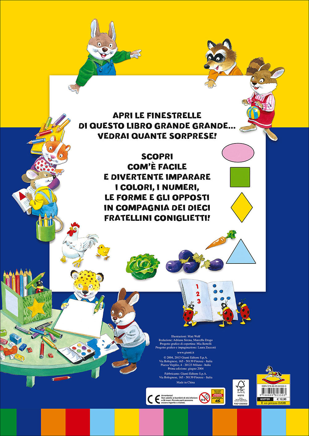 Il grande libro delle finestrelle::Forme - Colori - Numeri - Opposti