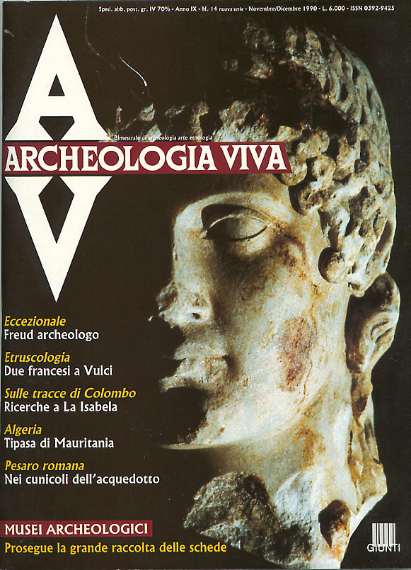 Archeologia Viva n. 14 - novembre/dicembre 1990::Rivista bimestrale