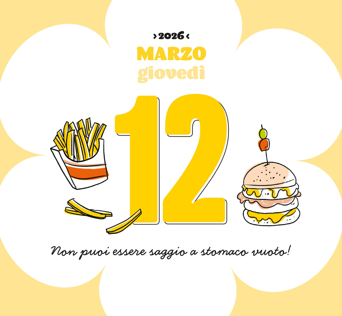 CALENDARIO PENSA POSITIVO 2026 da tavolo (13,8 X 12,7 cm)