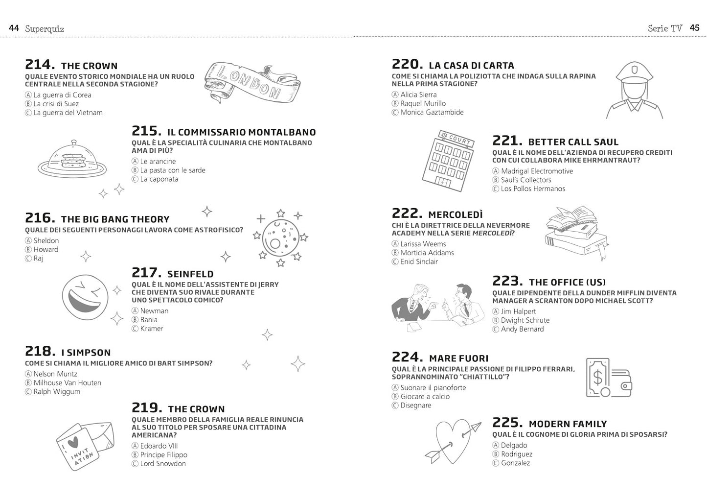 Super quiz serie Tv::500 domande per una sfida all'ultima puntata