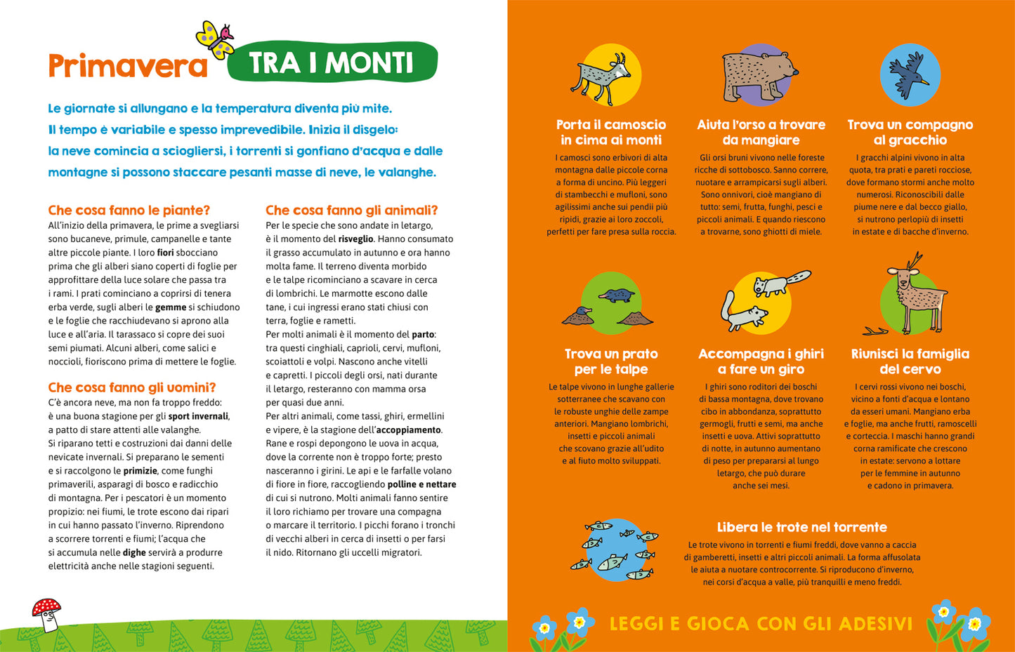 La montagna::Con più di 100 adesivi!