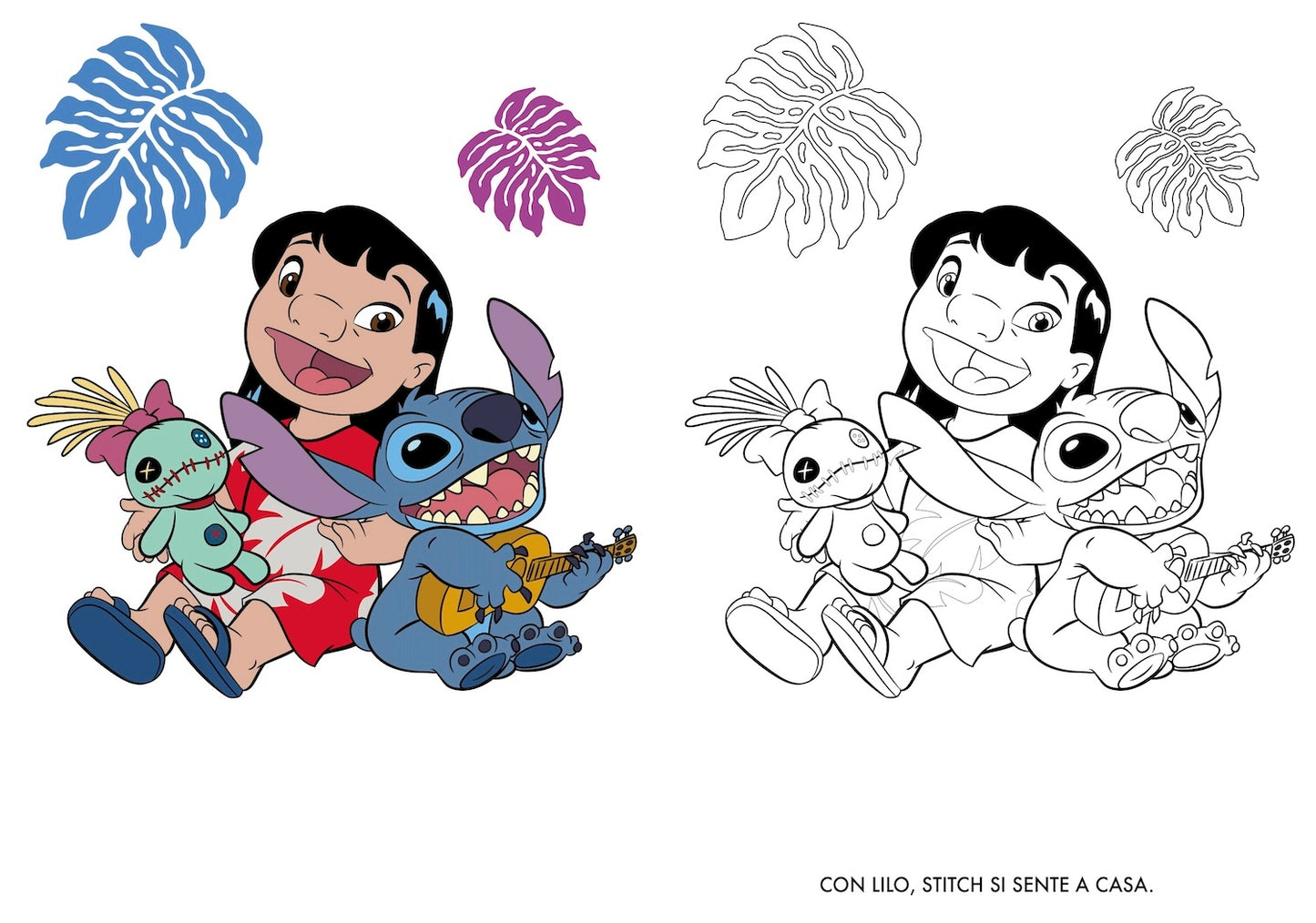 Stitch Primo album da colorare::Alieni speciali