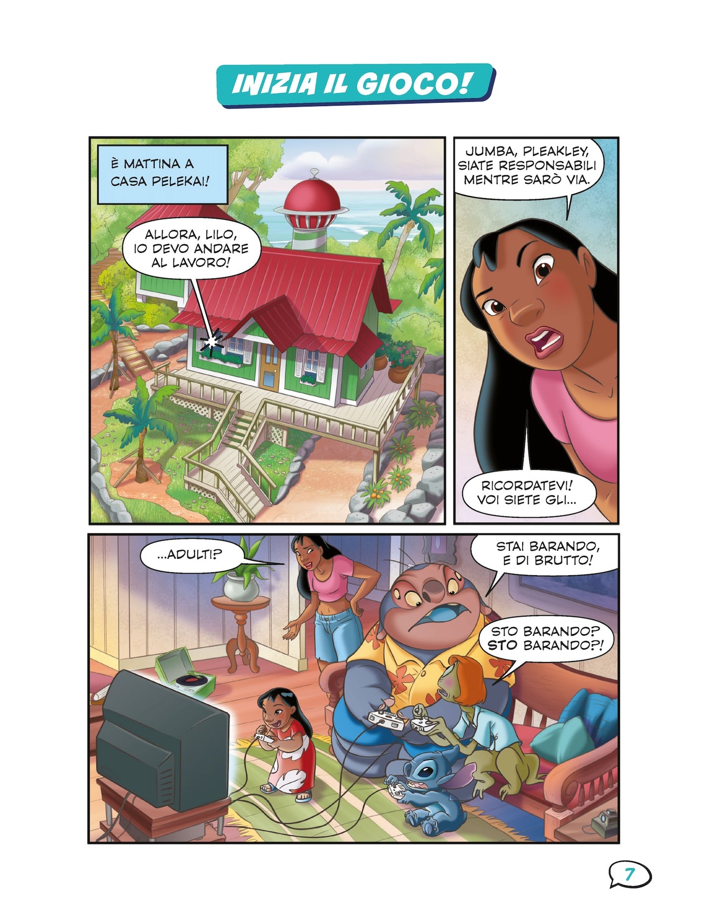 Stitch Prime letture a fumetti!::Impara a leggere con le storie a fumetti!