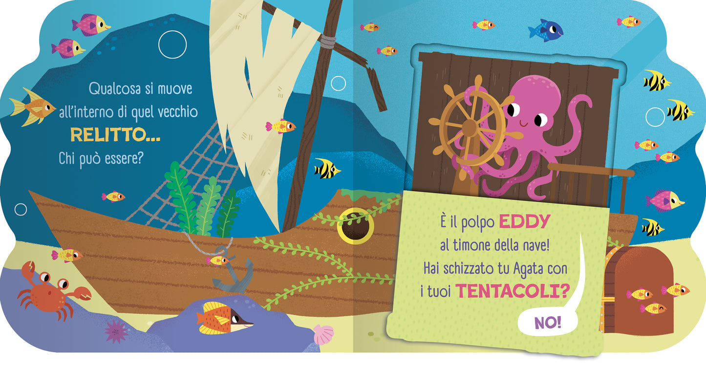 Amici del mare::con tante alette alza e scopri