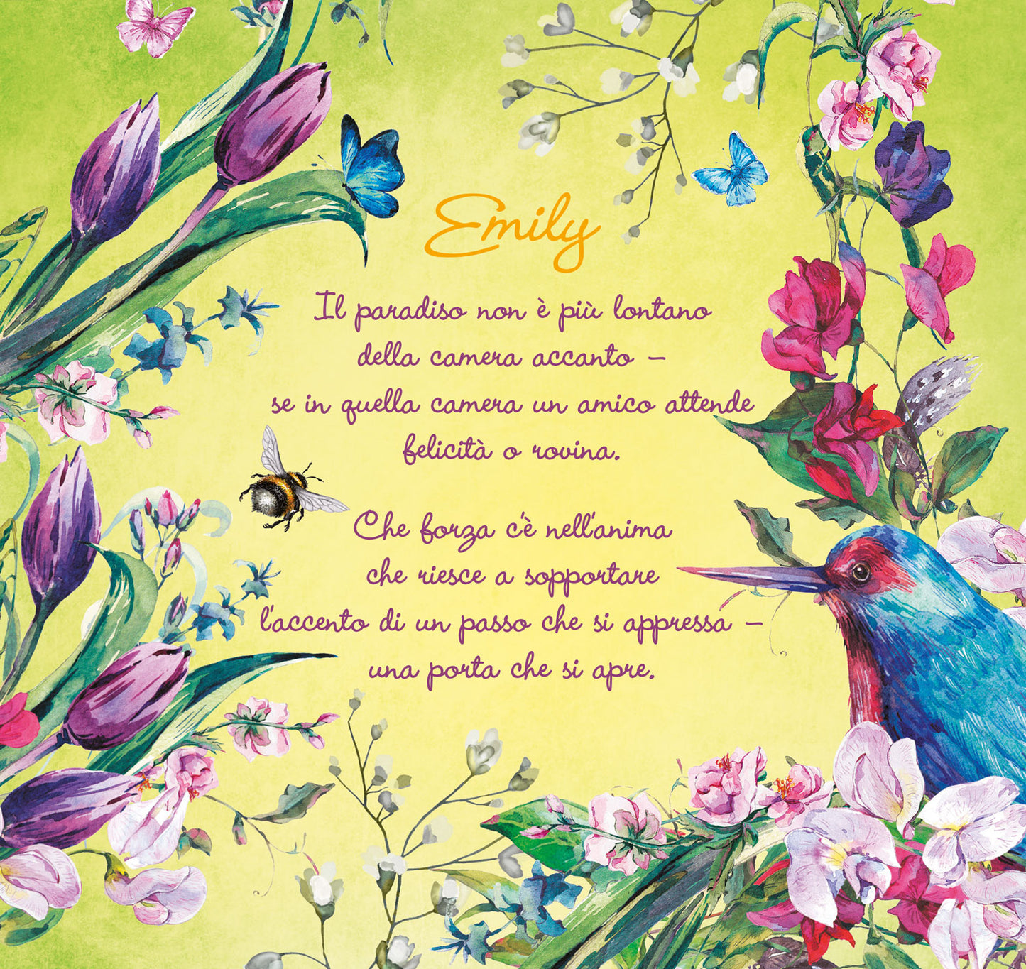 CALENDARIO EMILY LIRICHE 2026 da tavolo (17 X 16 cm)