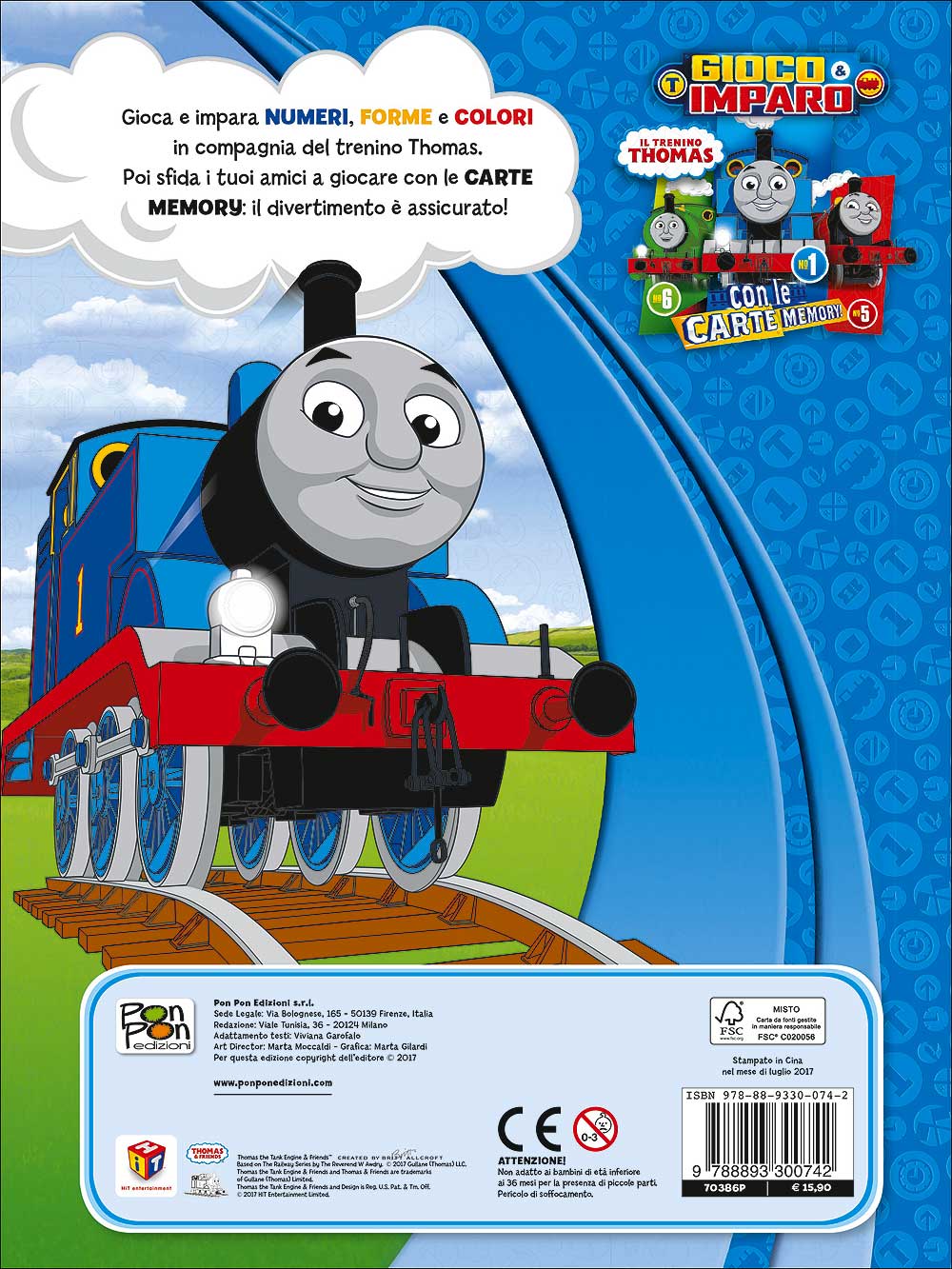 Trenino Thomas - Gioco e Imparo::Con le Carte Memory