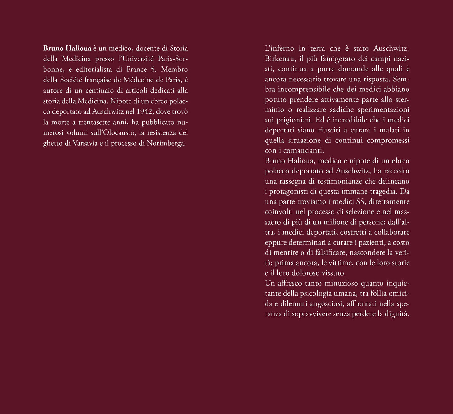 I medici di Auschwitz::I medici di Auschwitz