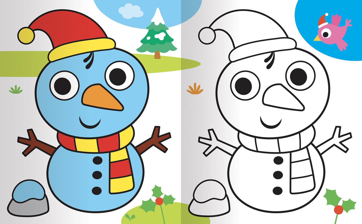 Calendario dell'Avvento::con 24 sorprese 3D per costruire il villaggio di Natale