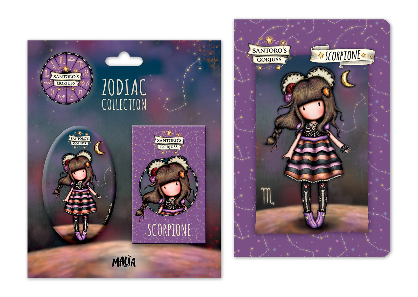 Gorjuss Zodiaco. Gift Box. Scorpione