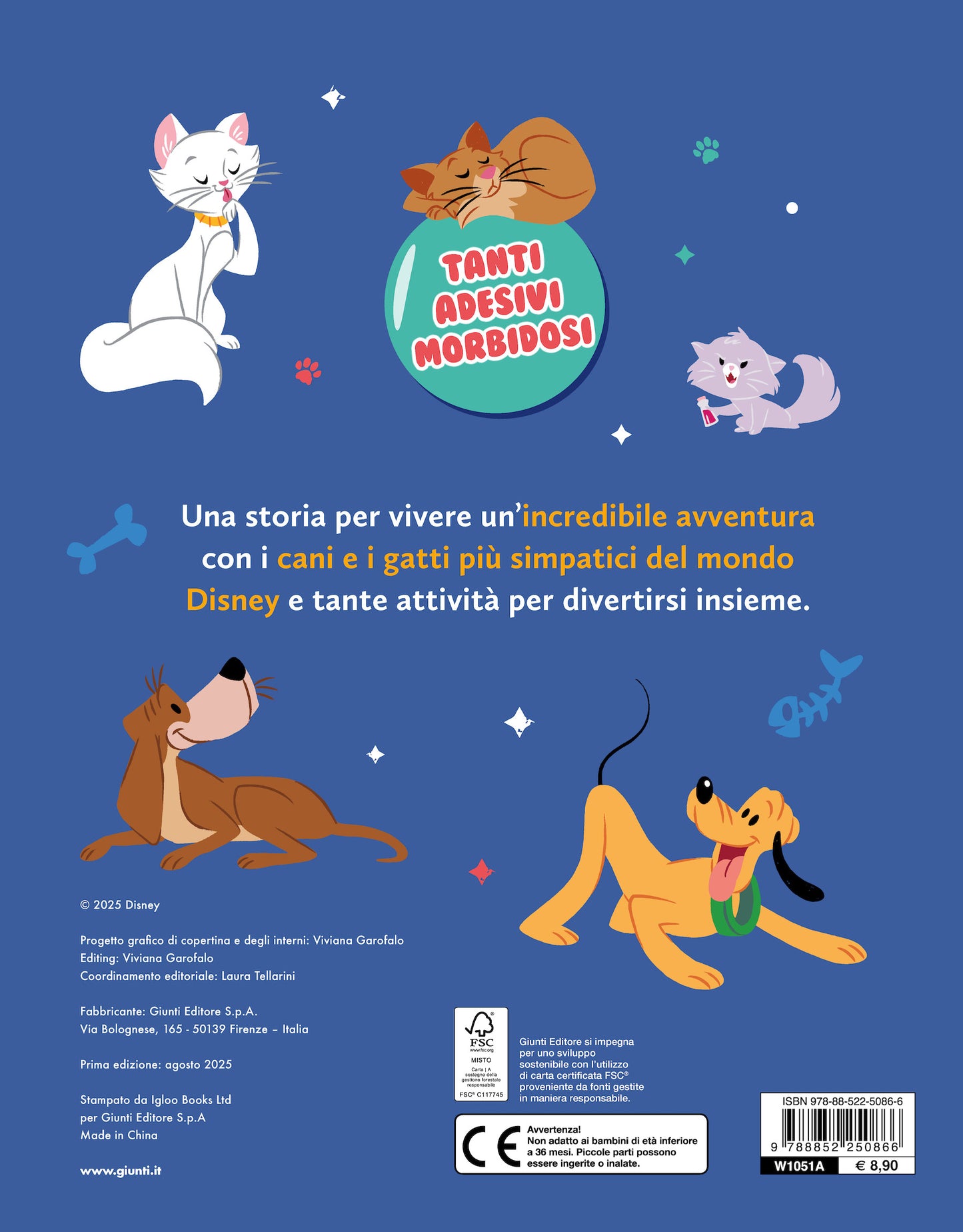 Amici a quattro zampe Bubble Stickers::Con tanti adesivi morbidosi