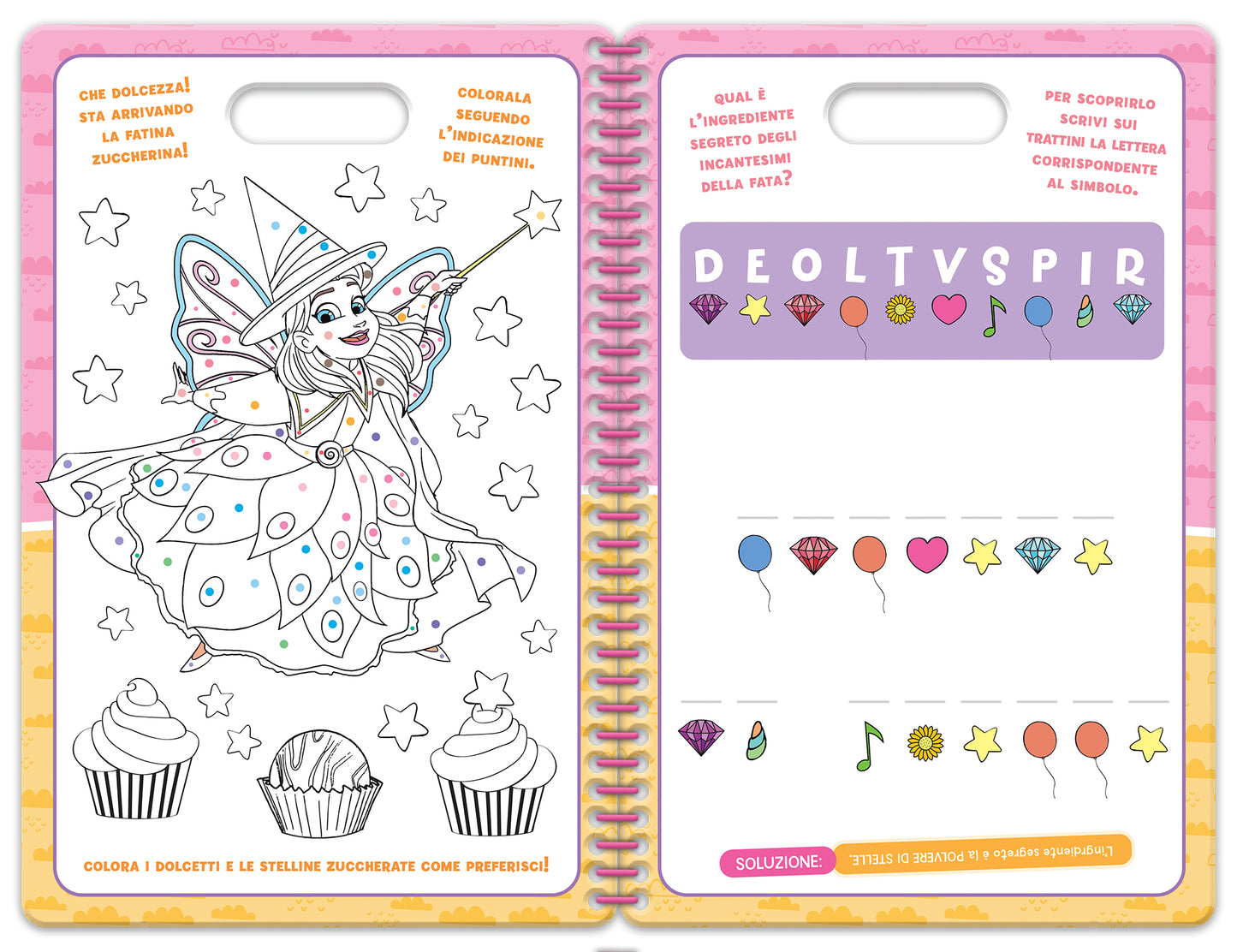 I Love Unicorns. Puffy sticker. Magie tra le nuvole