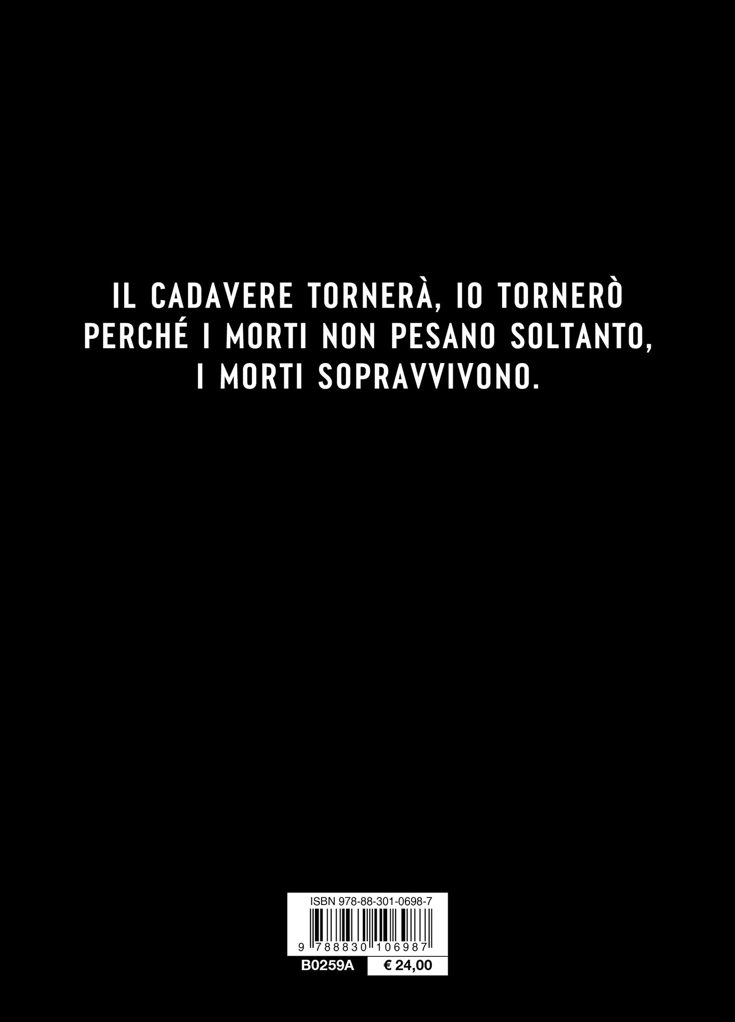 M. La fine e il principio - COPIA AUTOGRAFATA