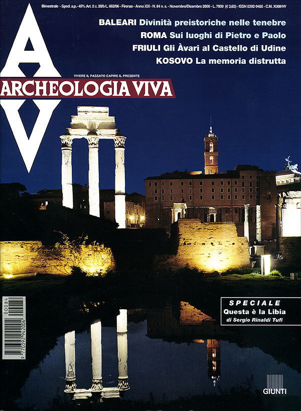 Archeologia Viva n. 84 - novembre/dicembre 2000::Rivista bimestrale