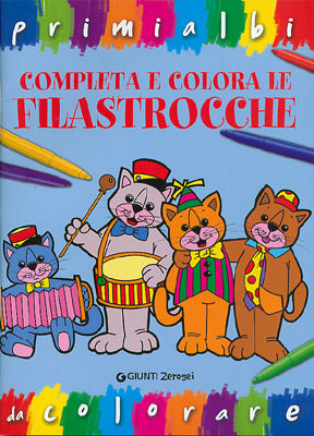 Completa e colora le Filastrocche::Primi albi da colorare
