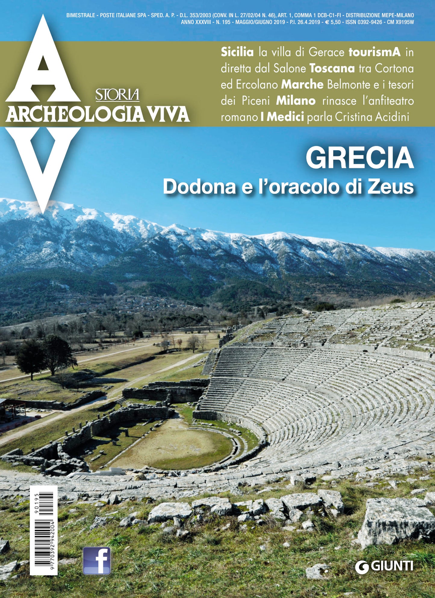 Archeologia Viva n. 195 - maggio/giugno 2019::Rivista bimestrale