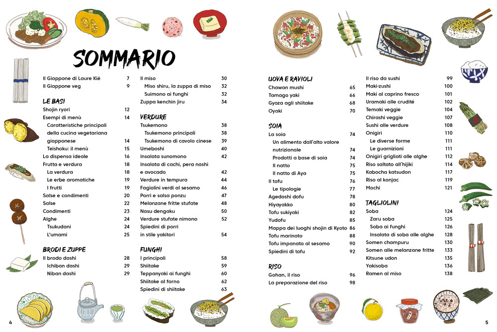 GIAPPONE VEG. ::RICETTE VEGETARIANE DI ZUPPE, SUSHI, NOODLES, TEMPURA, ONIGIRI