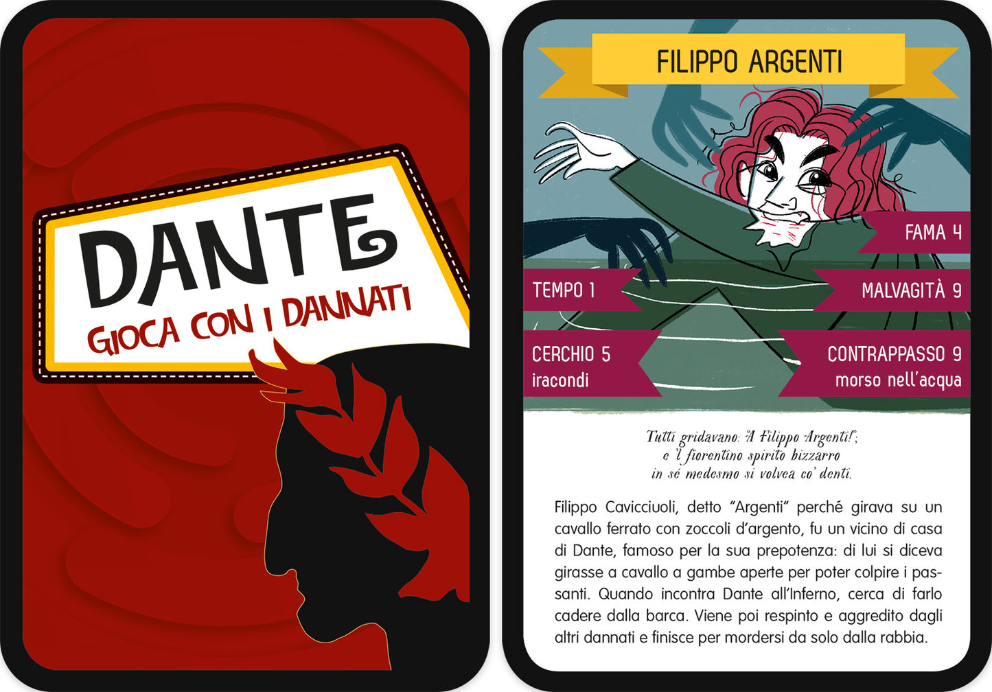 Dante. Gioca con i dannati