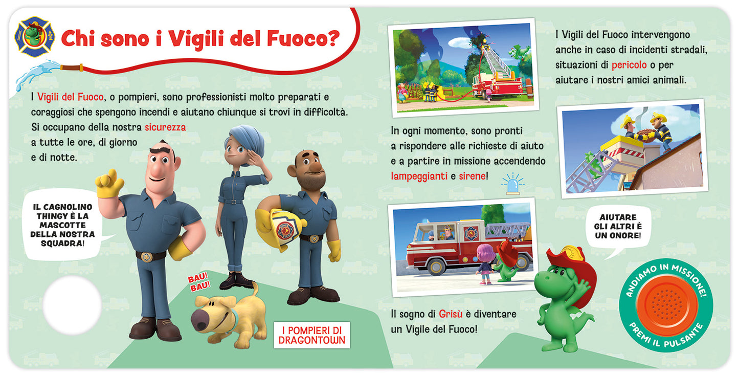 Grisù. Manuale del pompiere::Libro sonoro