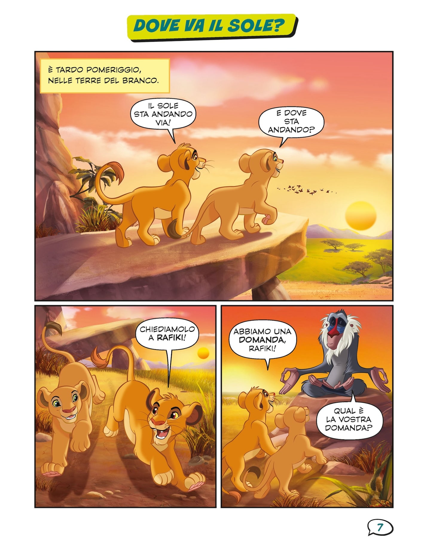 Re Leone Prime letture a fumetti!::Impara a leggere con le storie a fumetti!