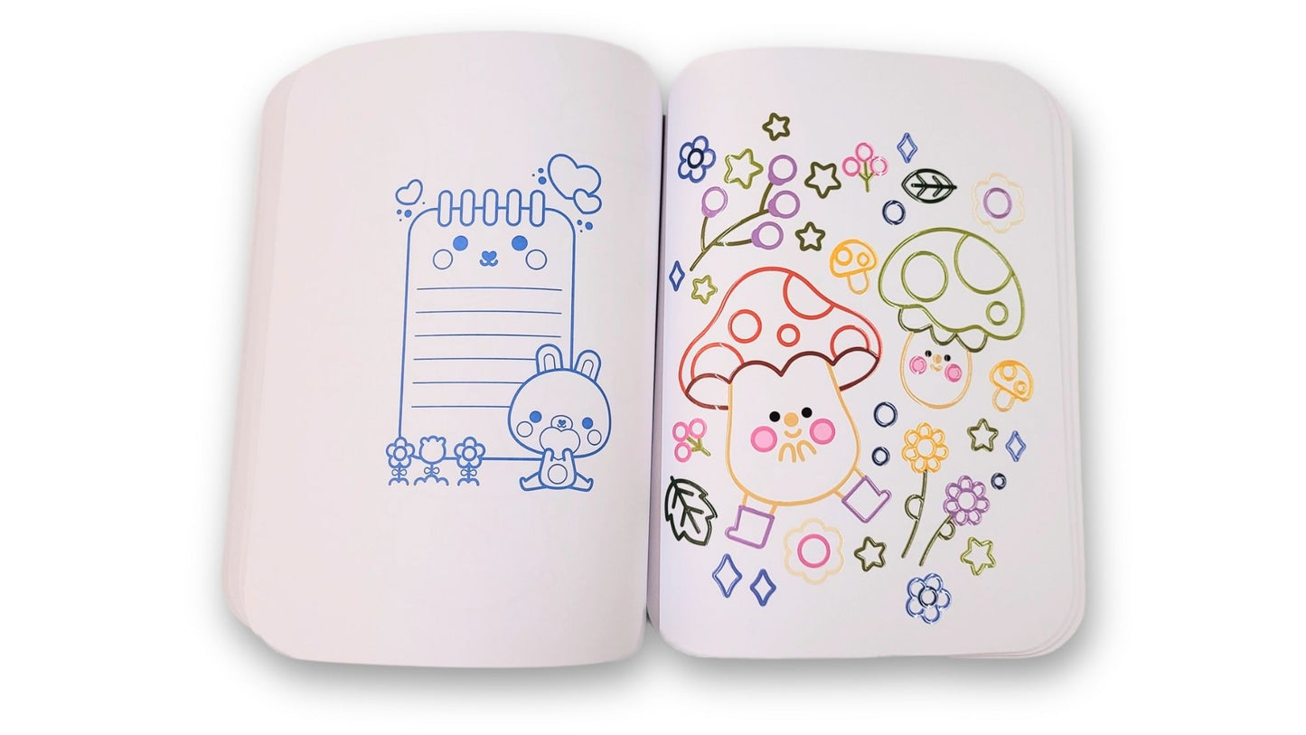 Mondi magici::Coloro facile senza uscire dai contorni