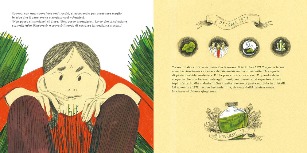 L'erba magica di Tu Youyou::La scienziata che sconfisse la malaria